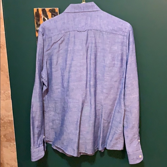 Linen/chambray banana shirt - Picture 4 of 4